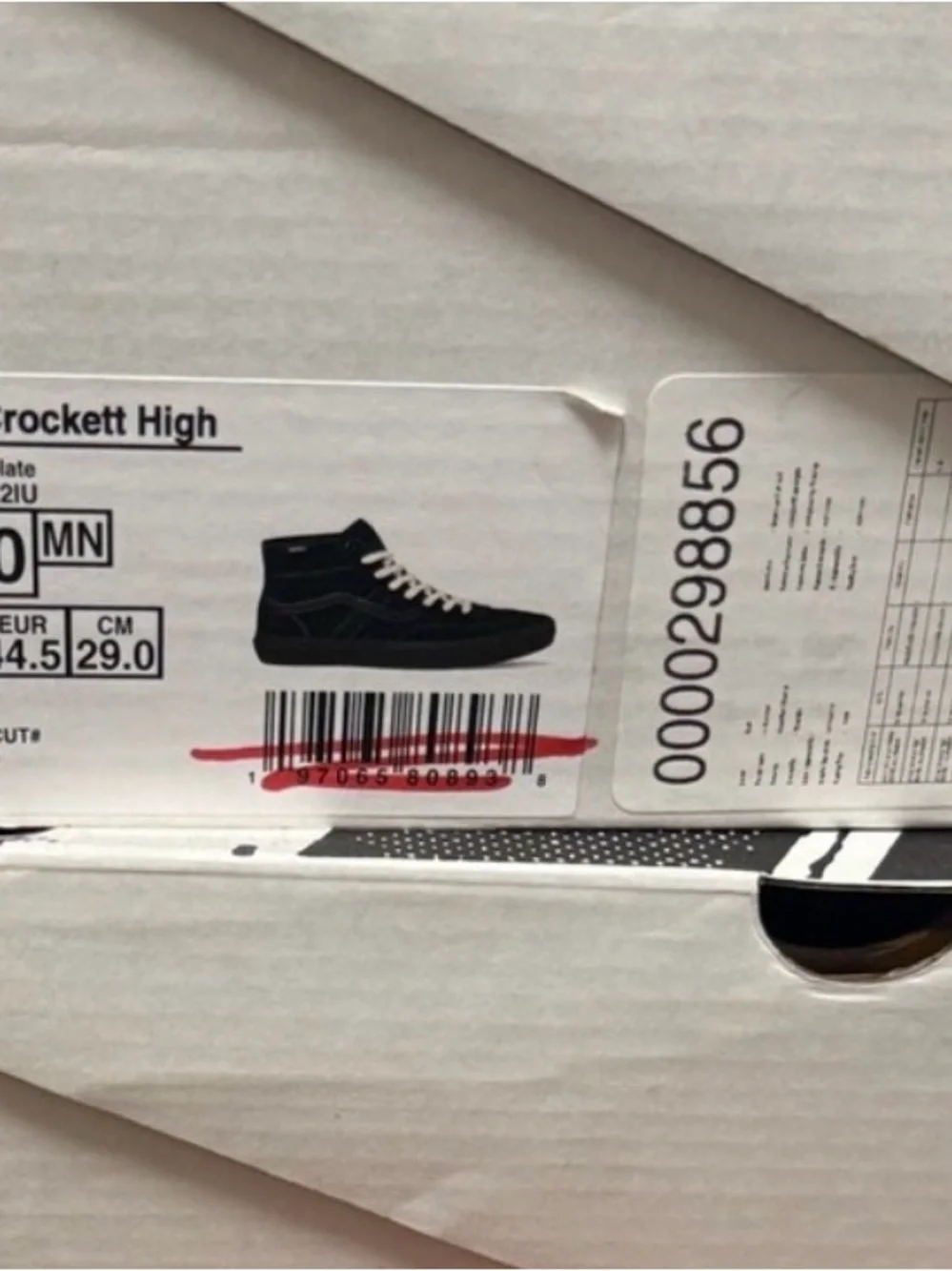 Vans canvas  Black High-Top Sneakers with White Laces and Stitching